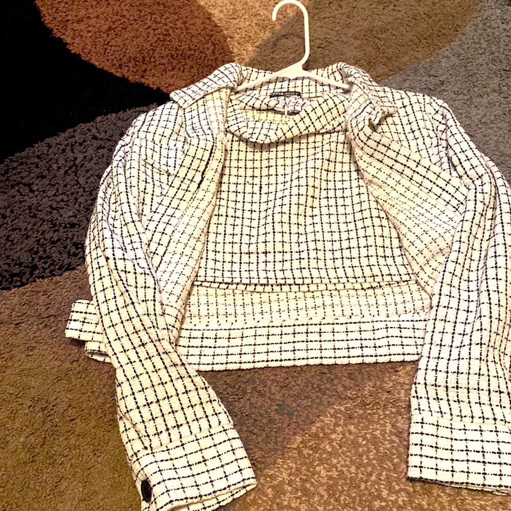 SHEIN tweed skirt suit